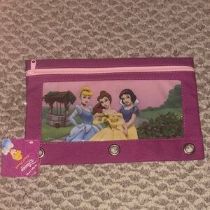 Disney Purple and Pink Princess Pencil Pouch